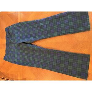 Croft & Barrow Women's Stretch Pants - Size 18 Regular - Plaid Design